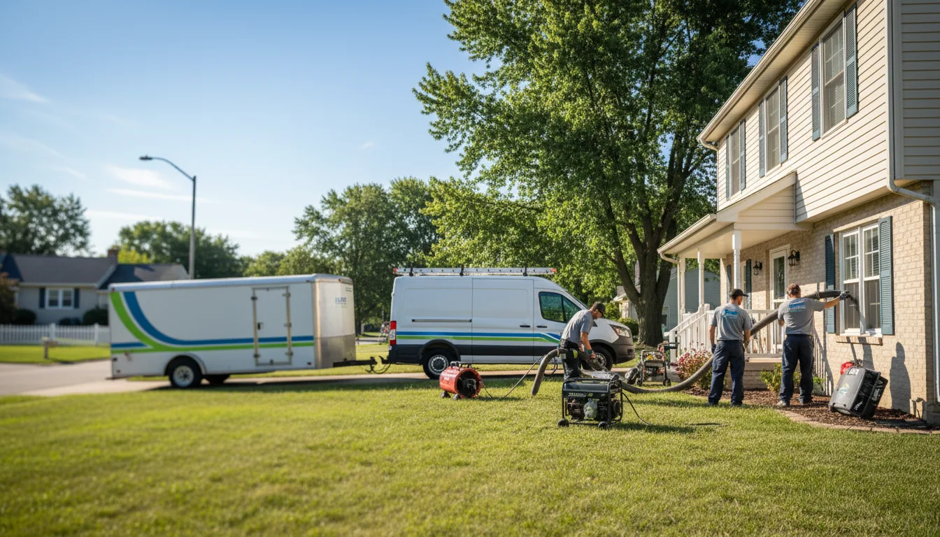 Flooded Basement Restoration And Cleanup With Repair in Sulphur Springs, IN near me
